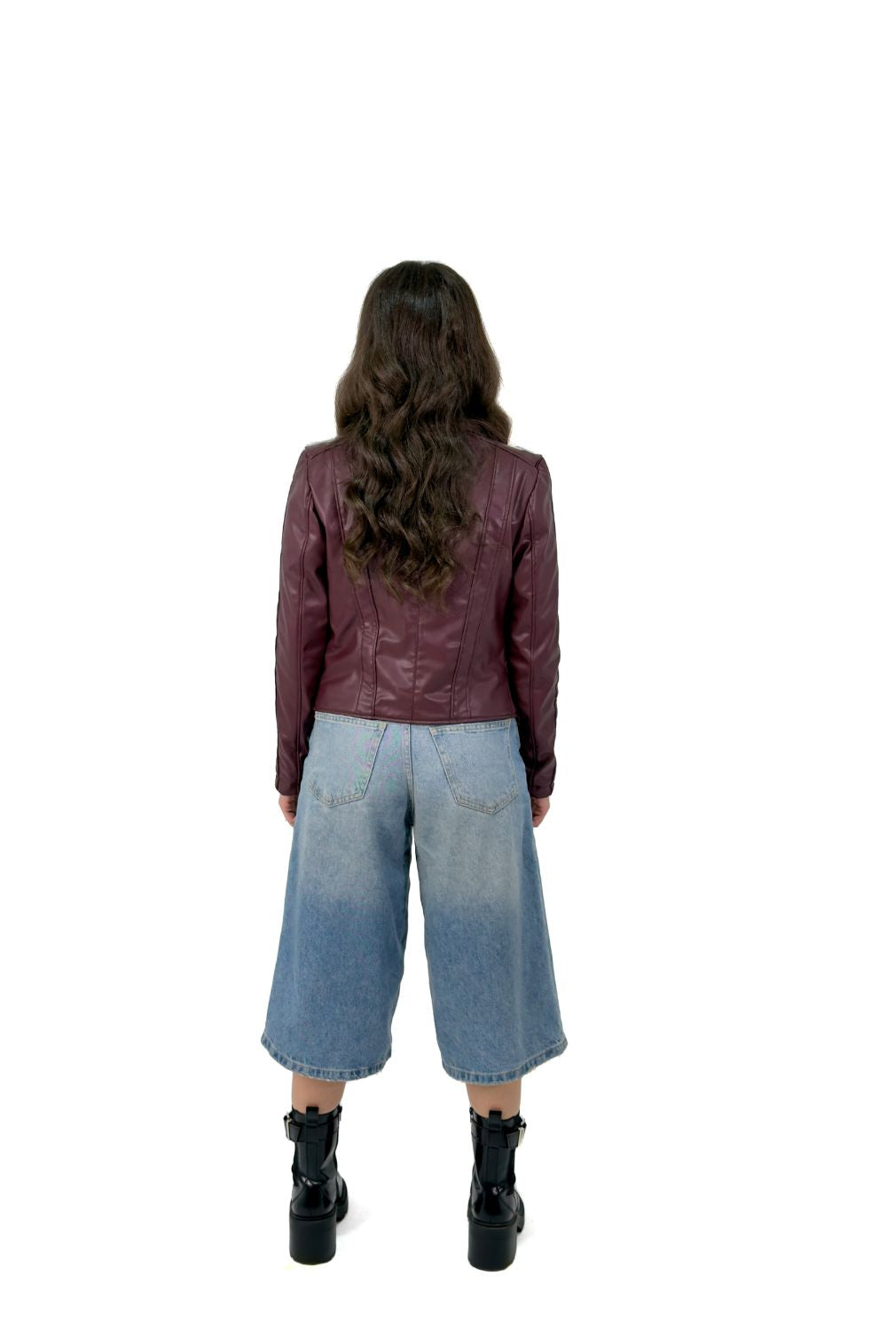 Midnight Wine Biker Jacket